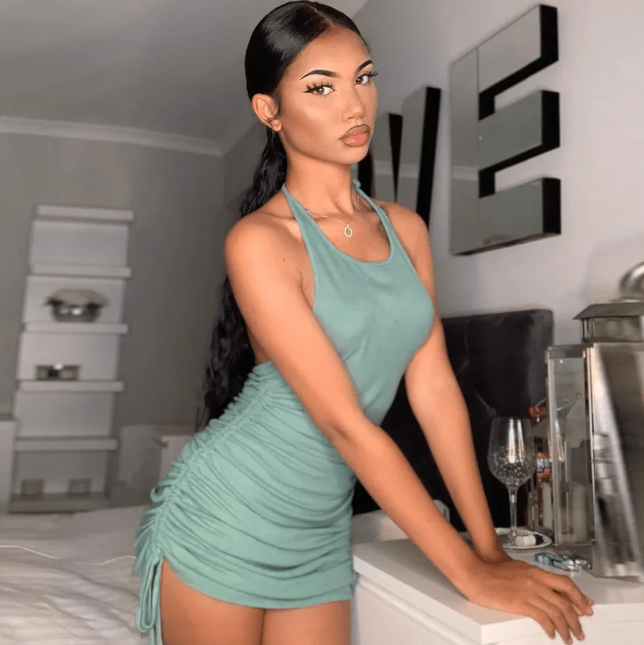 Aesthetic Ruched Dress