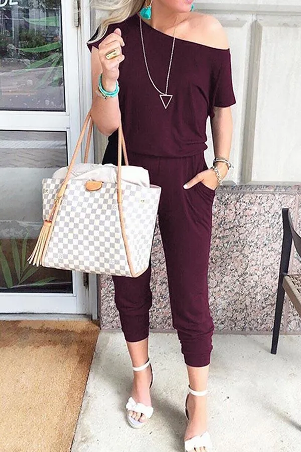 Casual Loose One-piece Jumpsuit