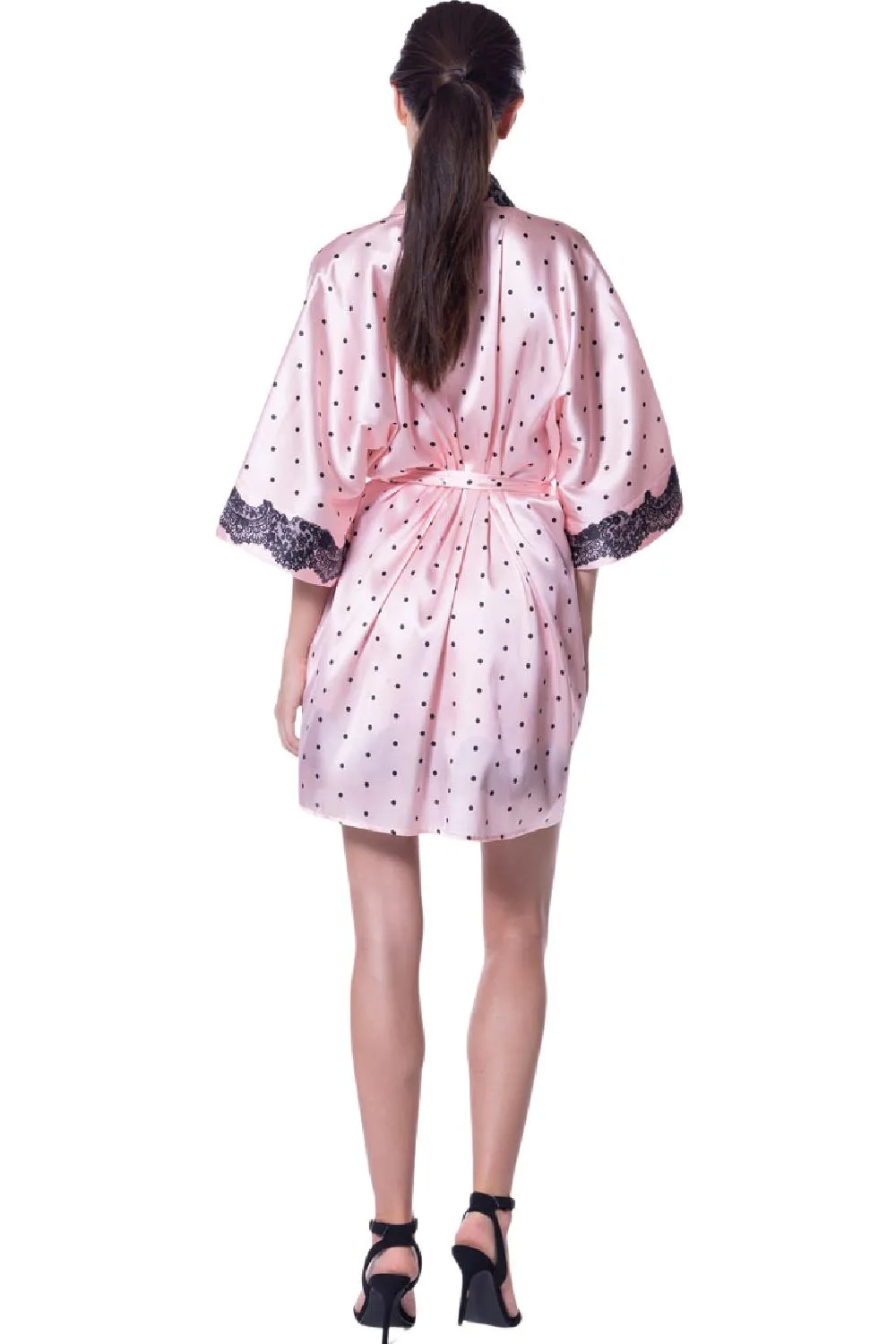 Christine Amelie Short Robe, Amelie Print (AME4002)