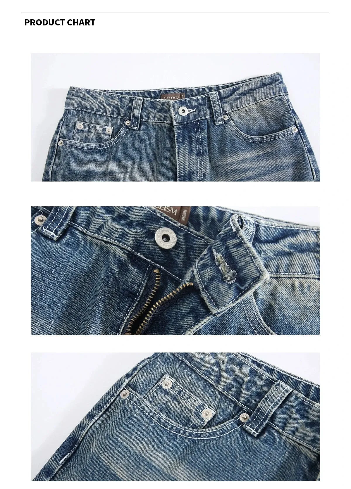Classic High-Waisted Flared Jeans