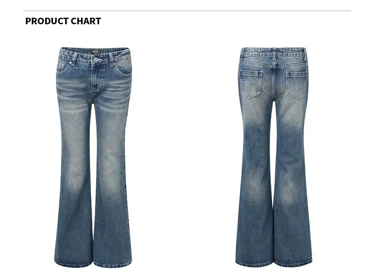 Classic High-Waisted Flared Jeans