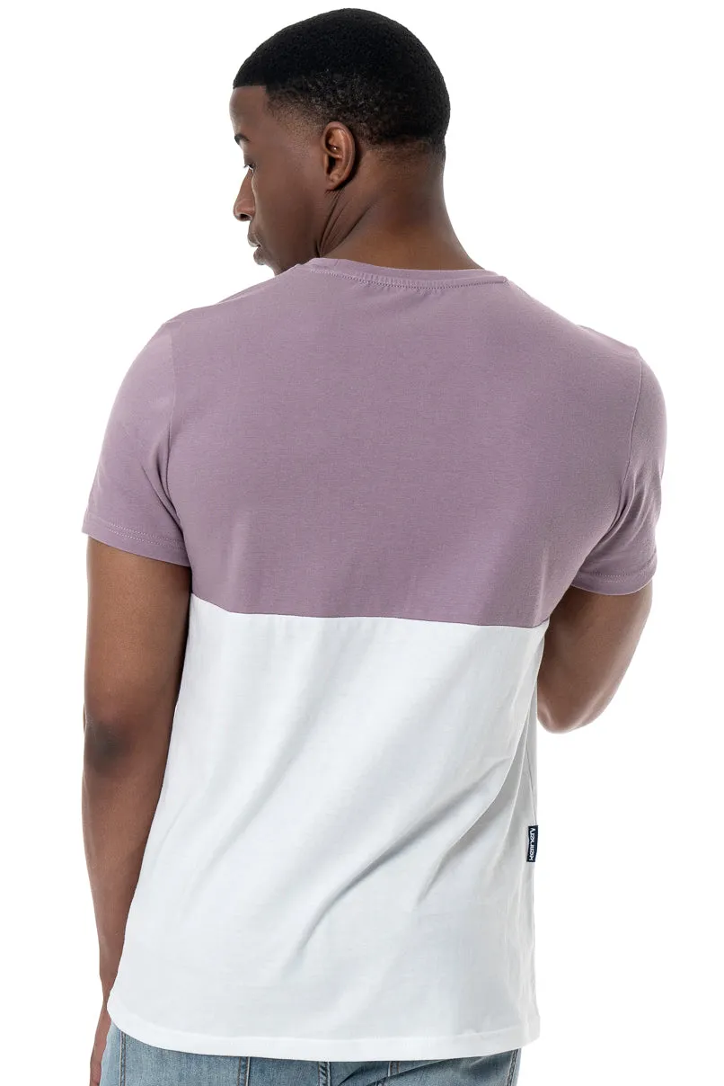 Colorblock T-Shirt _ 152130 _ Berry