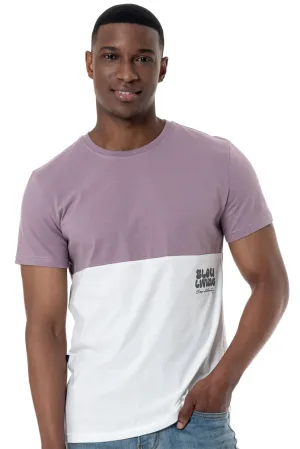 Colorblock T-Shirt _ 152130 _ Berry