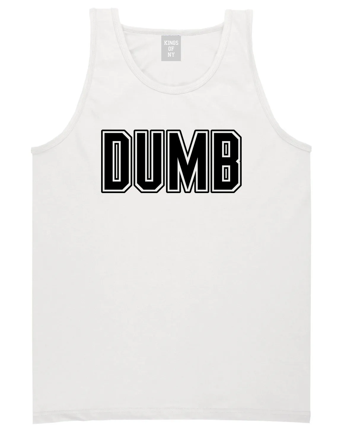 Dumb Funny College Mens Tank Top Shirt