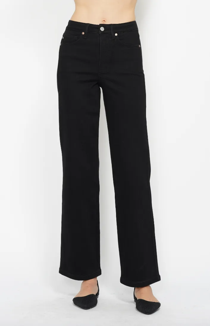 Elsie - Hi-Rise Tummy Control Classic Straight Leg Denim (Judy Blue)
