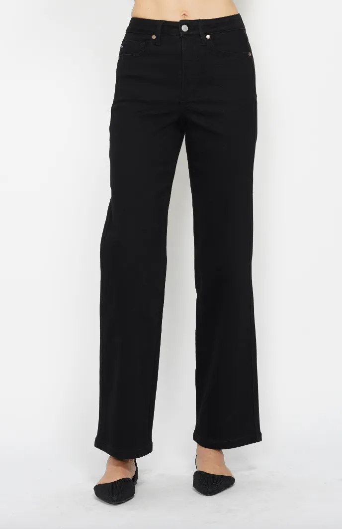Elsie - Hi-Rise Tummy Control Classic Straight Leg Denim (Judy Blue)