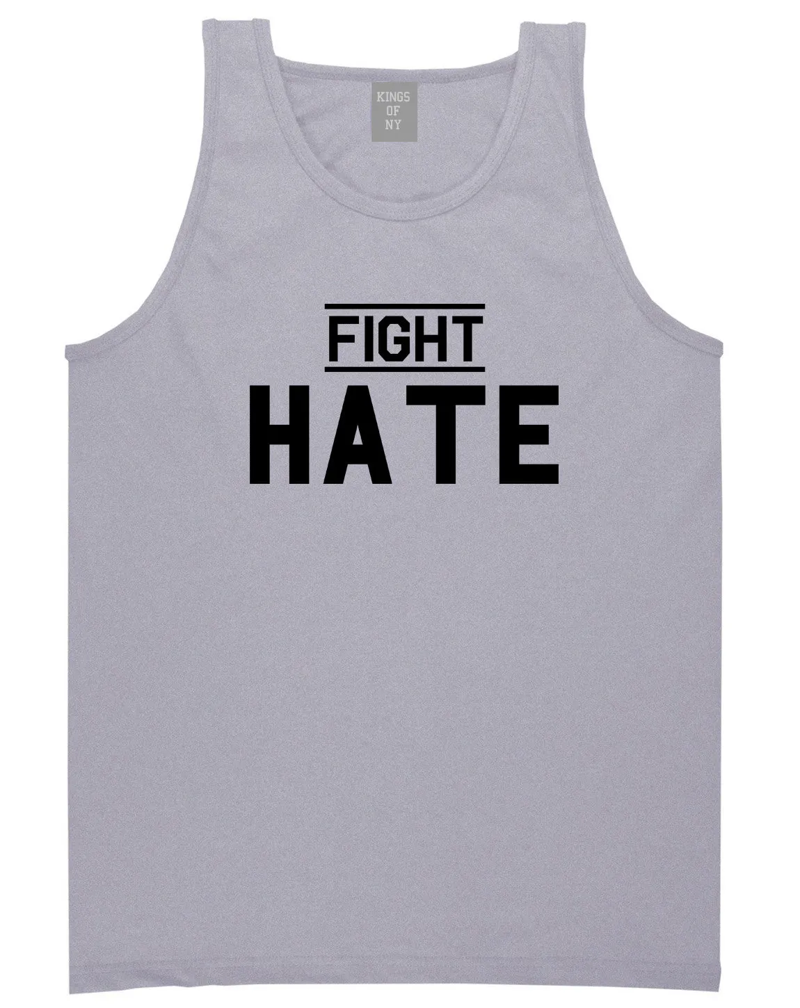 Fight Hate Mens Tank Top Shirt