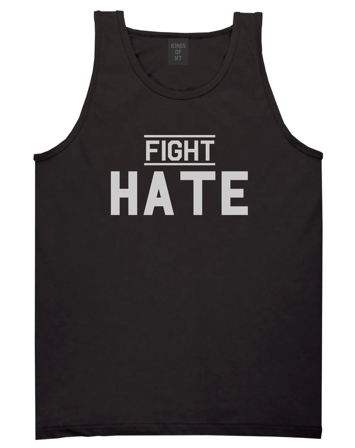 Fight Hate Mens Tank Top Shirt