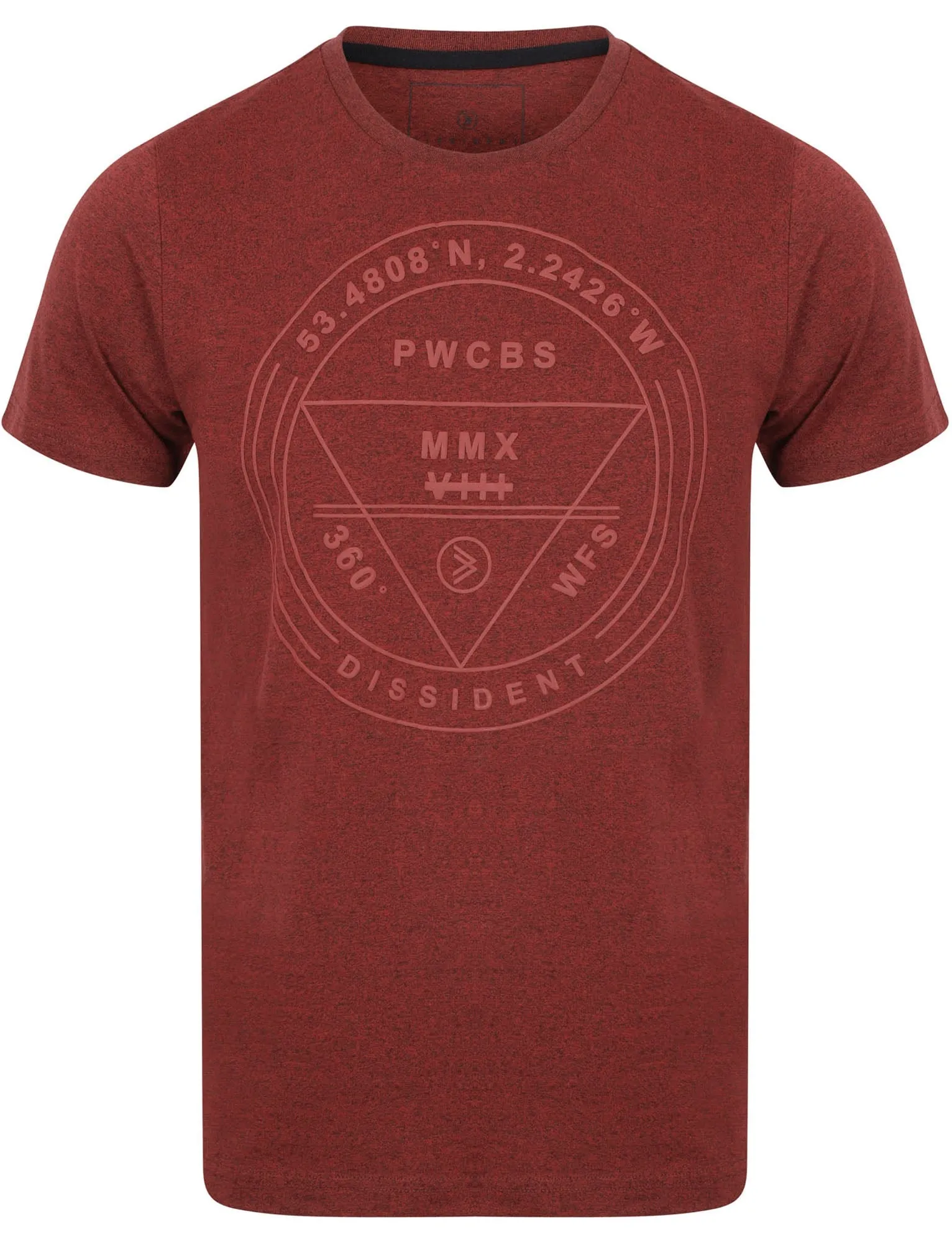 Gamo Motif T-Shirt In Lava Flow Grindle - Dissident