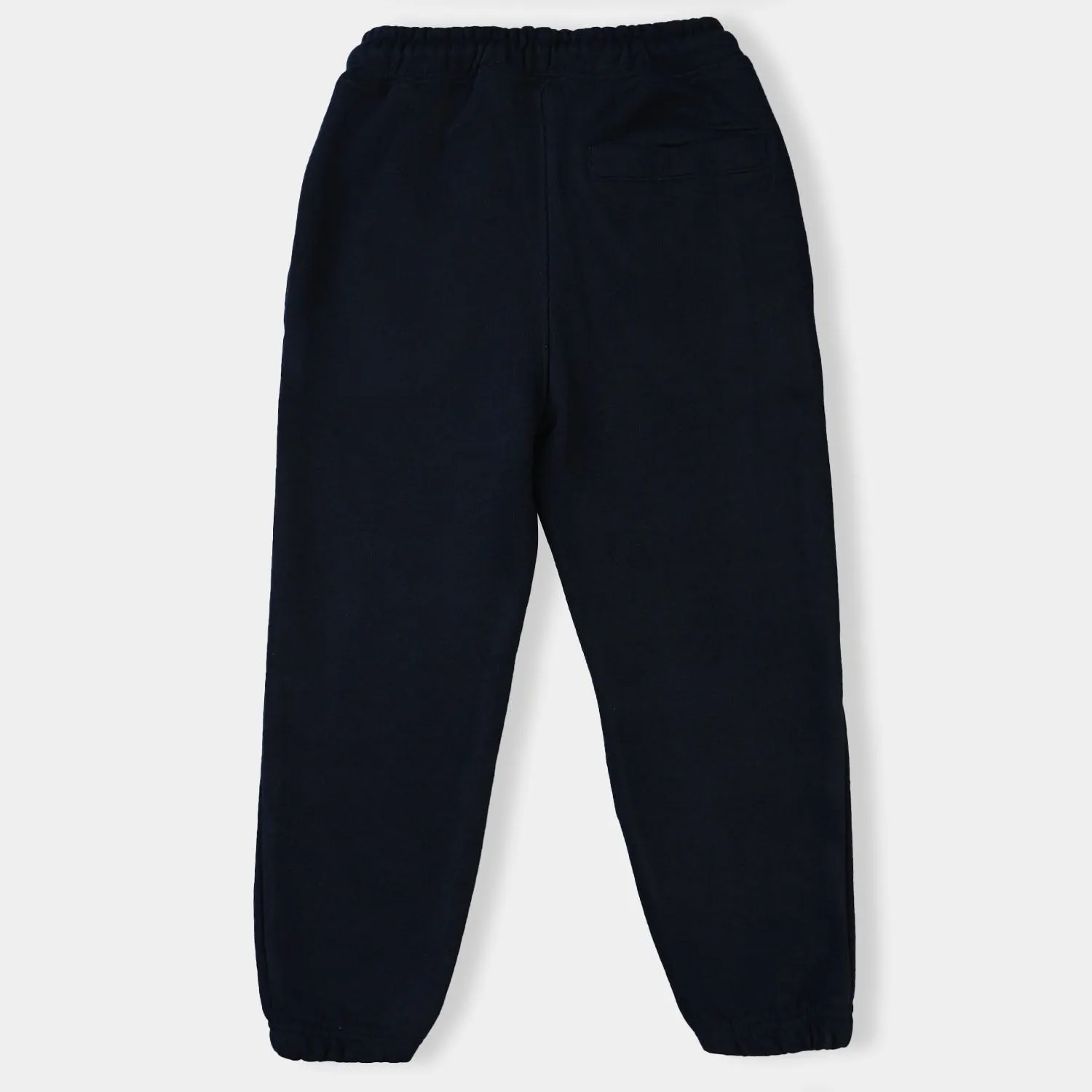 Girls Fleece Jersey Pajama Cross-NAVY