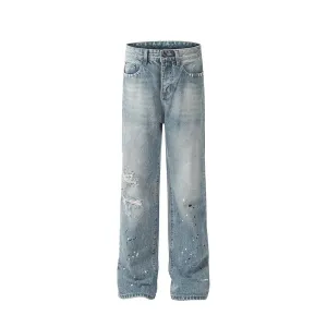 Ink Splash Denim Jeans