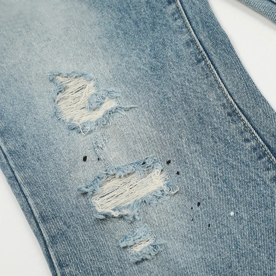 Ink Splash Denim Jeans
