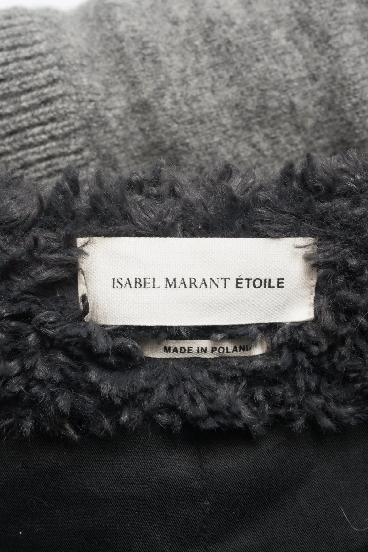 Isabel Marant Etoile Dark Grey Faux Fur Easy Abril Coat - 4