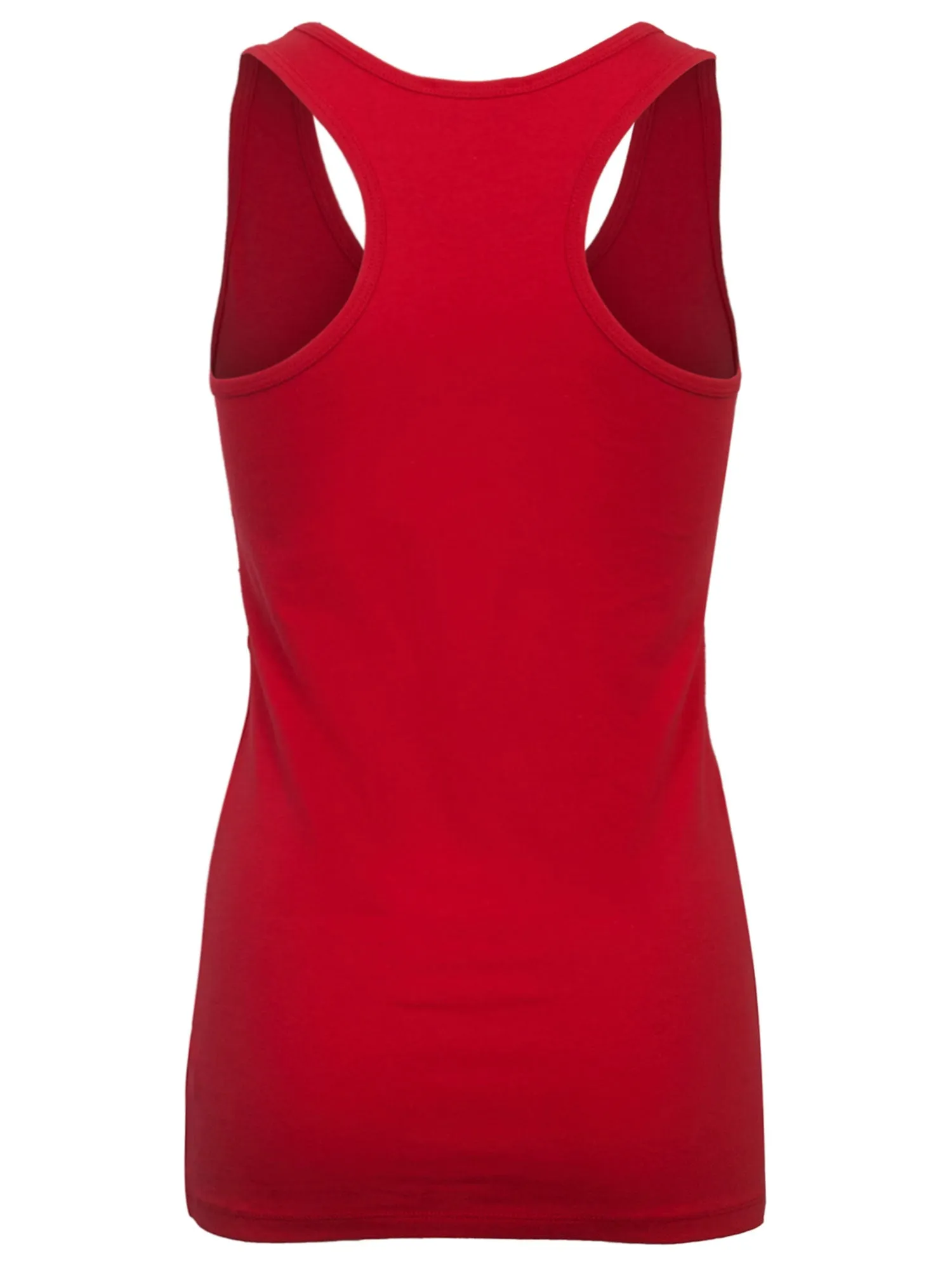 KOGMO Women's Basic Stretchy Cotton Spandex Racerback Tank Top 3-Pack (S-XL)