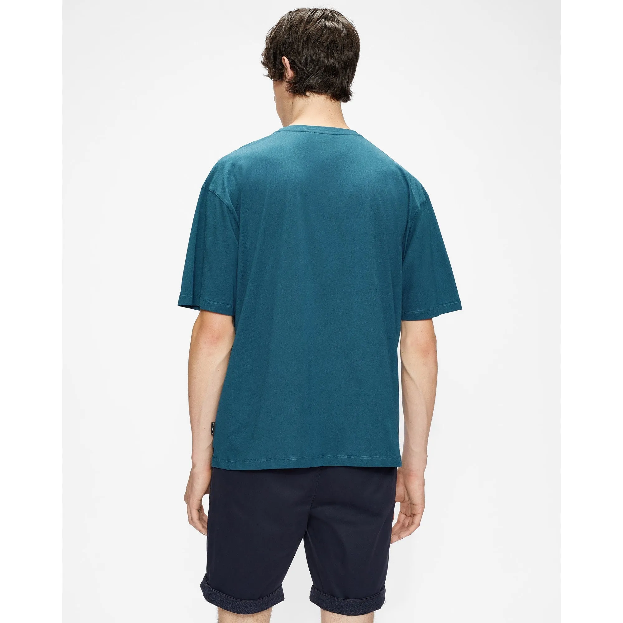 Men Mmb-Brektru-Ss Graphic T-Shirt - Teal-Blue