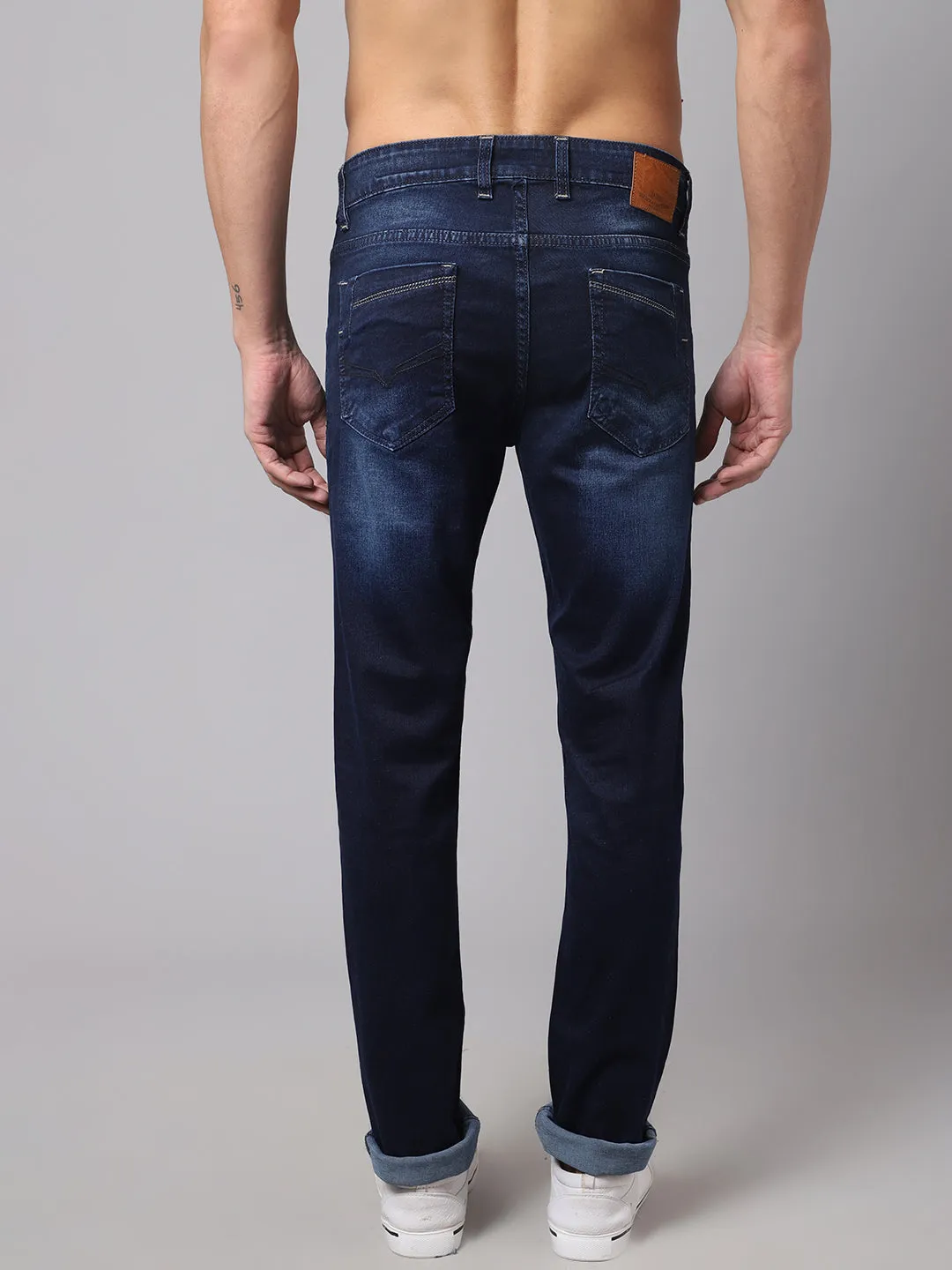 Mens Dark Carbon Denim