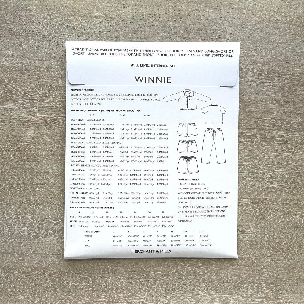 Merchant & Mills - The Winnie Pajamas