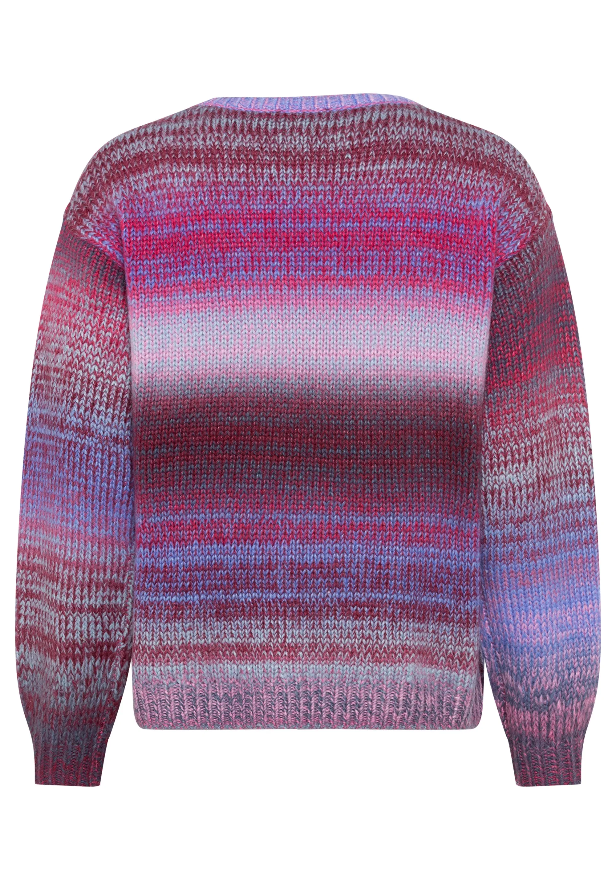 Multi-Colour Boat Neck Sweater