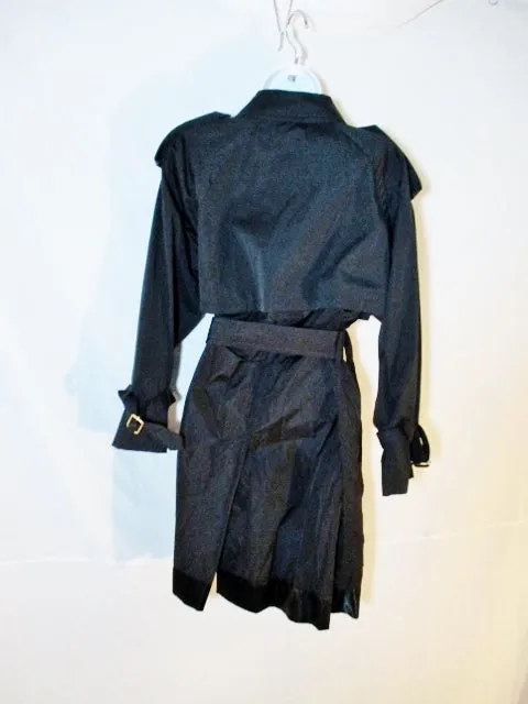 NWT NEW DRIES VAN NOTEN ROZA TRENCH jacket coat S BLACK NWT Belt