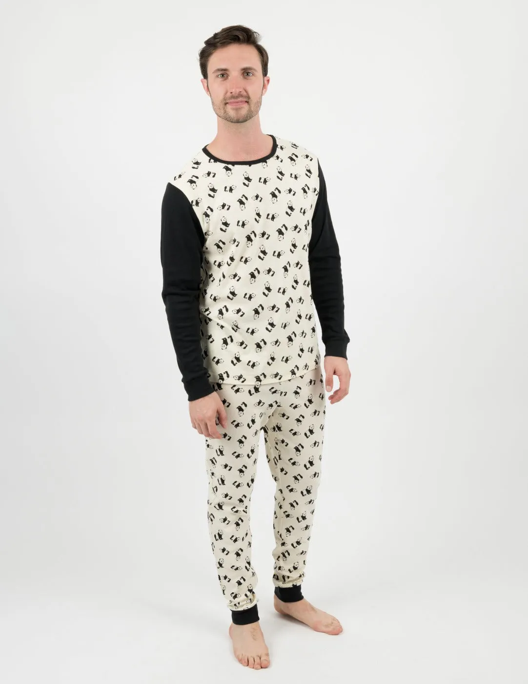Panda Matching Family Pajama Set