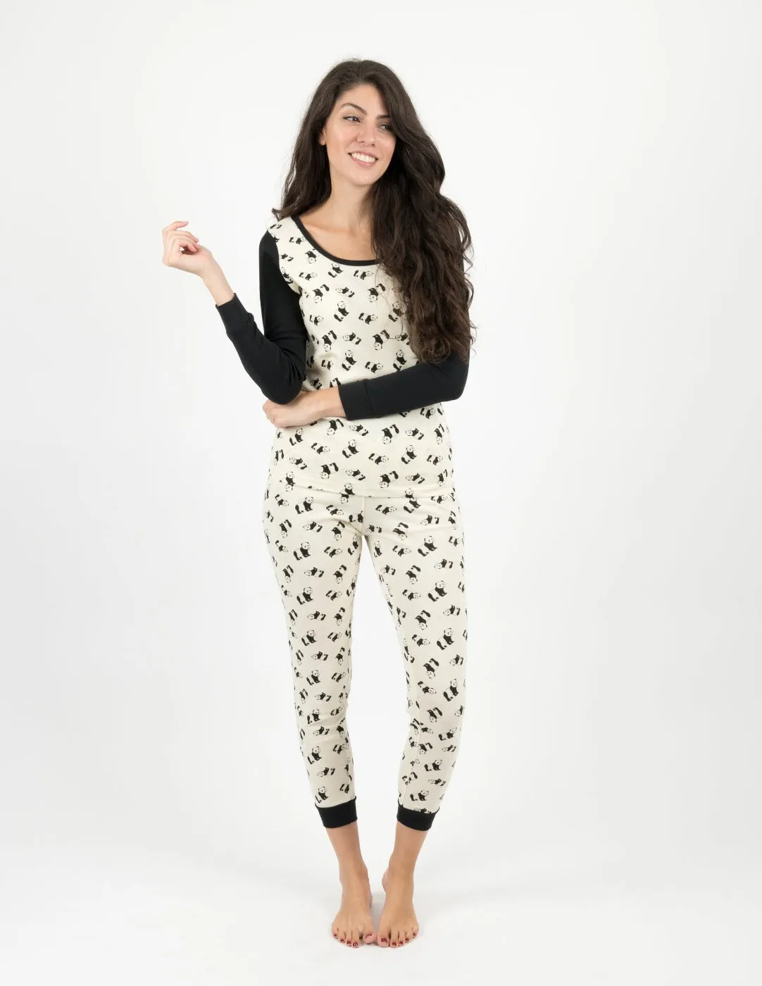 Panda Matching Family Pajama Set