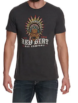 Red Dirt Bison Head Dress Tee