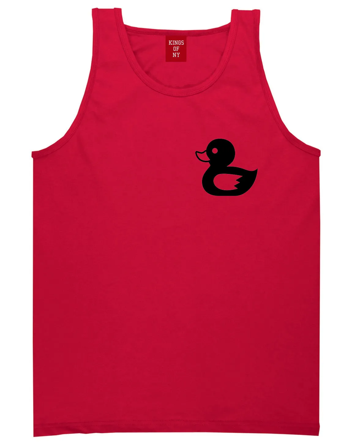Rubber Duck Chest Mens Tank Top Shirt