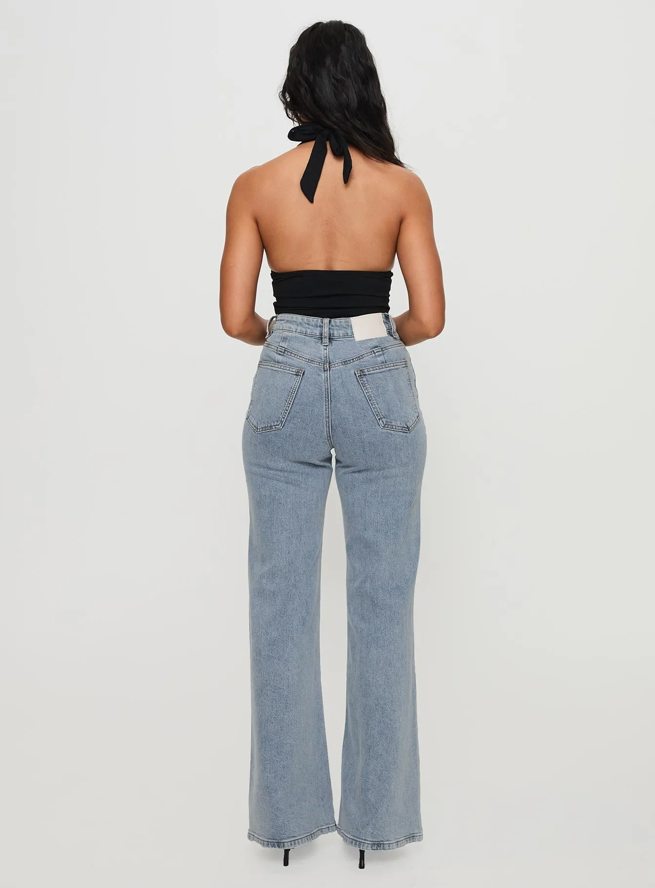Thearlie High Flare Jean Light Wash
