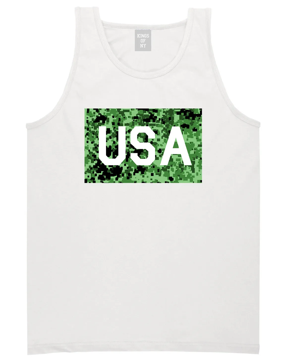USA Digital Camo Army Mens Tank Top Shirt