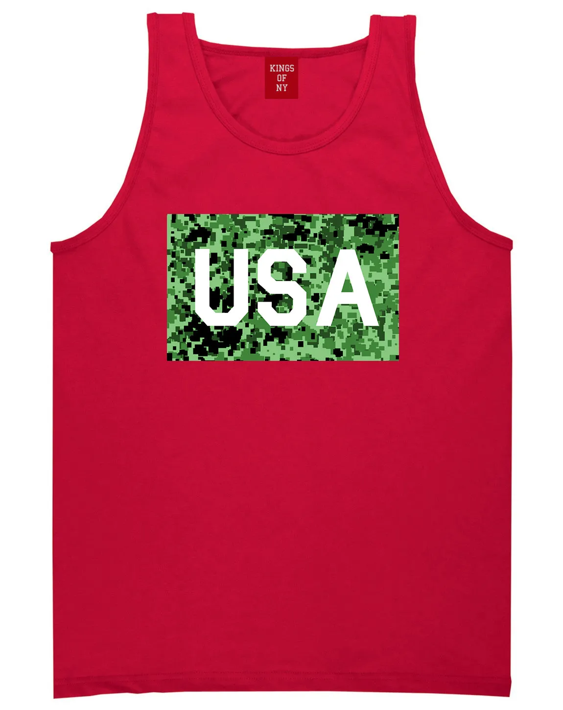 USA Digital Camo Army Mens Tank Top Shirt